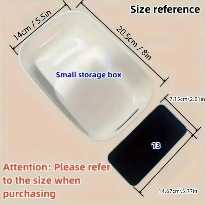 Organisateur de Tiroir de Cuisine — Boîtes de Rangement Plastique 20,5 × 14 × 7 cm (Lot de 10 – Image 6