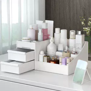 Boîte de Rangement Maquillage à Compartiments