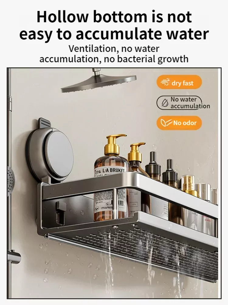 Petit Meuble de Rangement Salle de Bain à Ventouse – Image 5