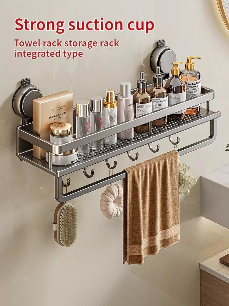 Petit Meuble de Rangement Salle de Bain à Ventouse – Image 2