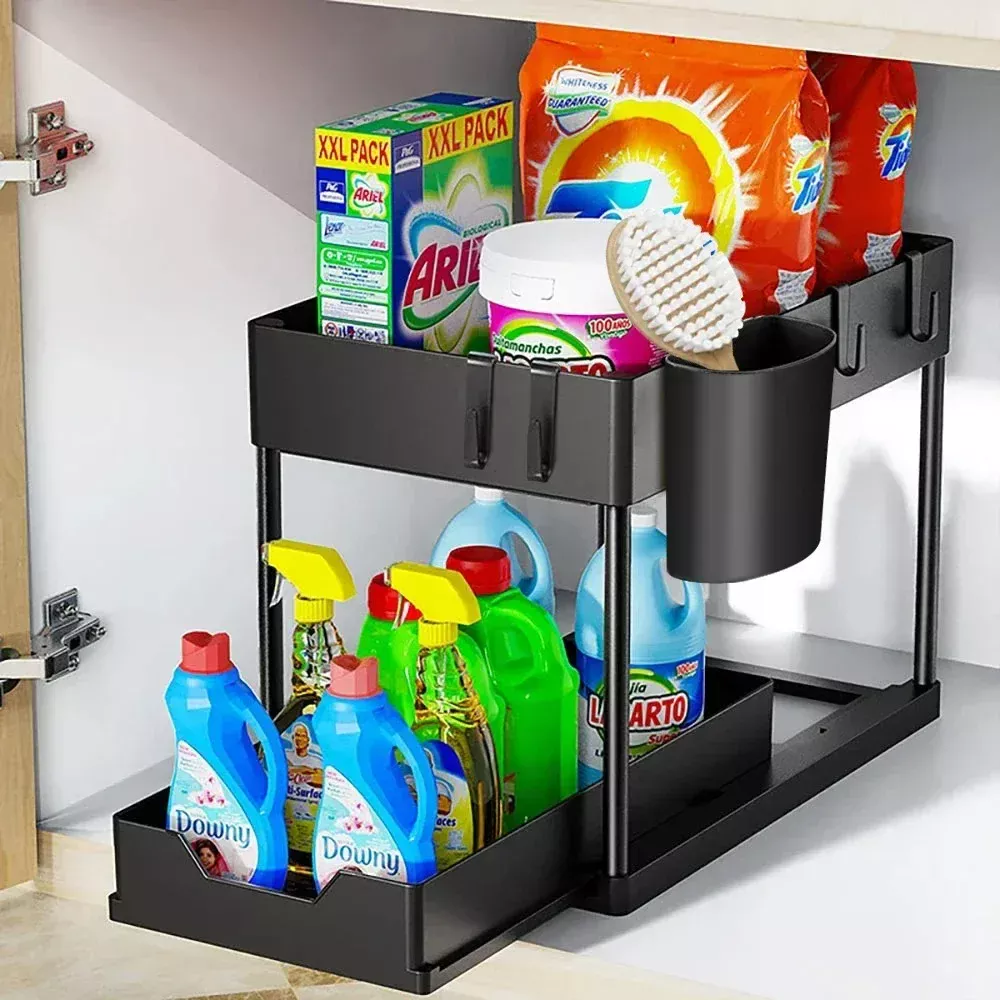 Organisateur sous Evier Salle de Bain